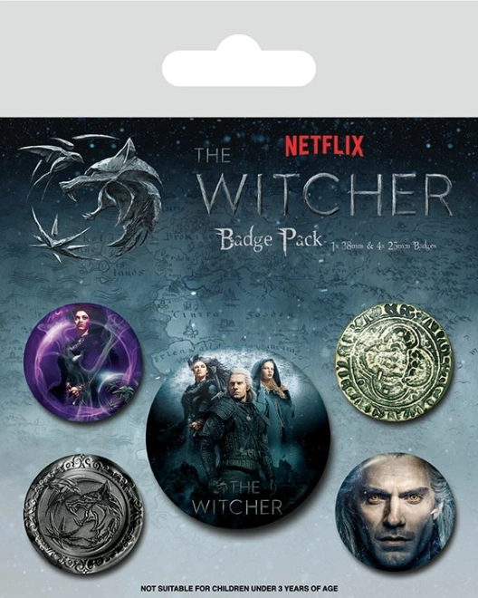 Witcher kitűzőkészlet