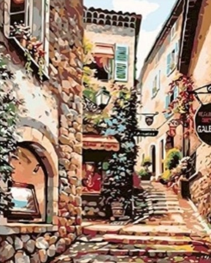 Gyémántfestés Az óváros varázsa 30 × 40 cm
