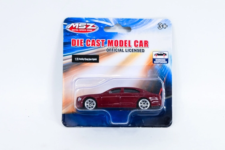 MSZ Bentley Flying Hybrid – fém modell 1:70, bordó