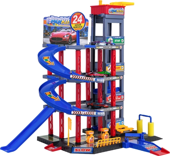 Játékszőnyeg utakkal és gazdag tartozékkal