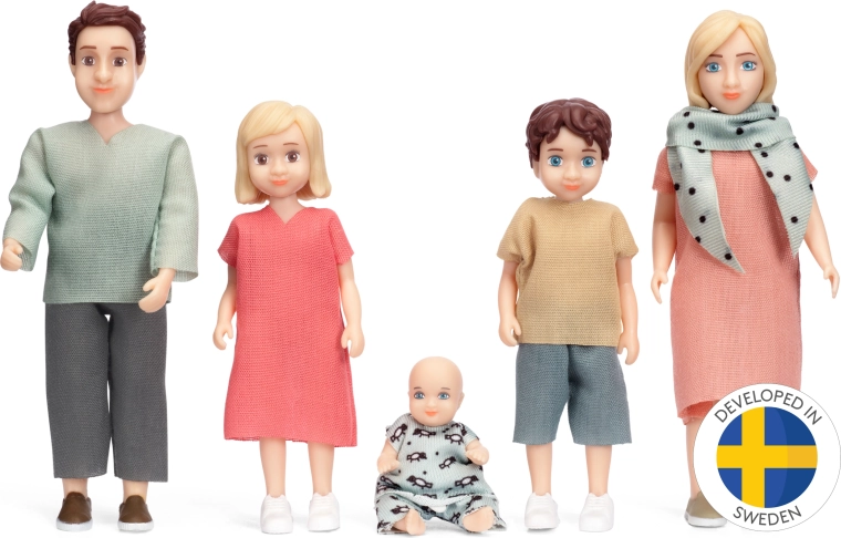 Lundby Charlie babaház-baba készlet