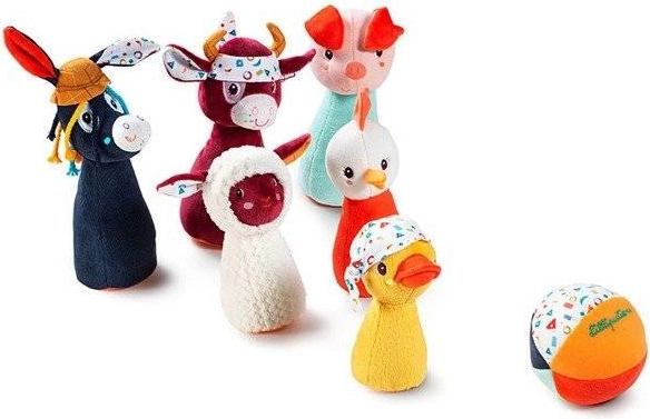 Lilliputiens puha farmás kuglibowling csengővel 12 hó+