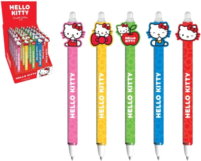 Hello Kitty radírozható zseléstoll, 15 cm – 1 darab