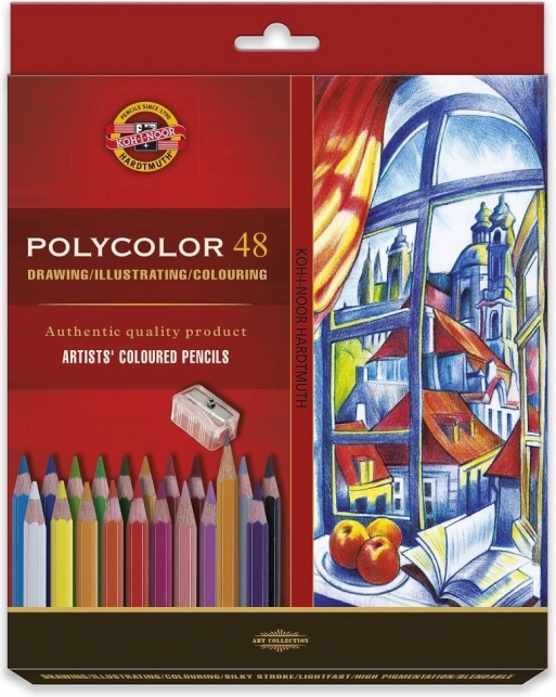 KOH-I-NOOR Polycolor művészszínes ceruzák, 48 db