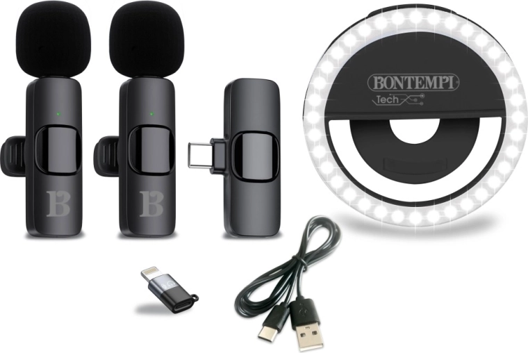 Mini kör alakú LED lámpa három fényerőszinttel