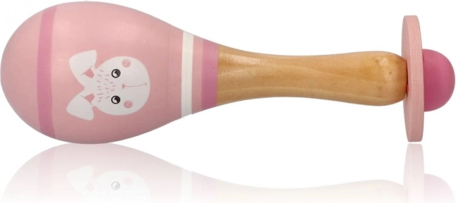 Fa maracas – rózsaszín nyuszi