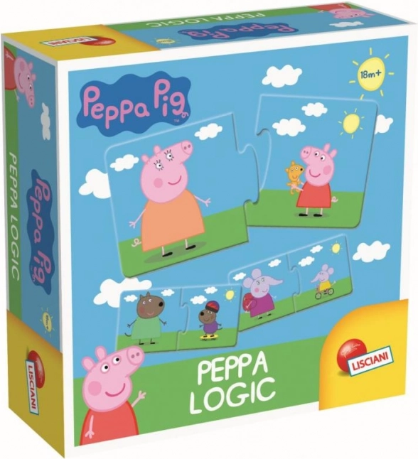Peppa malac kétdarabos puzzle a legkisebbeknek