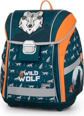 Iskolai hátizsák Wild Wolf könnyű szerkezettel