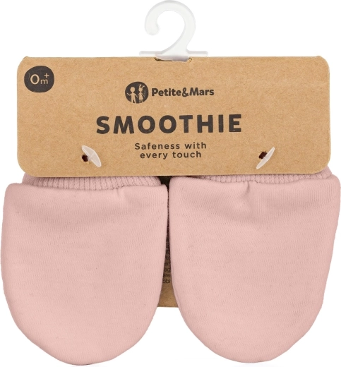 Petite&Mars Smoothie baba kesztyűk – Delicate Pink