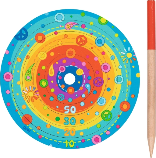 Fa gyűrűdobó játék ring toss – 1 darab