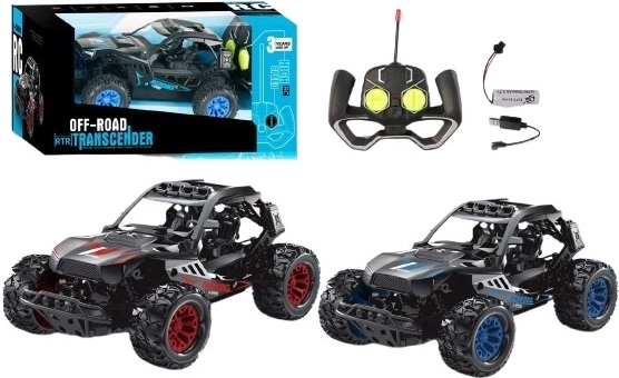 RC terepjáró autó 27 MHz, USB töltéssel