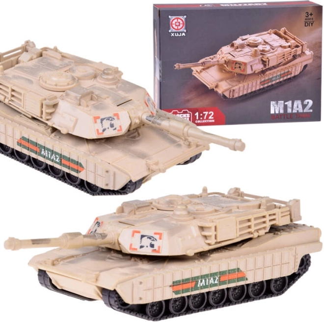 Abrams M1A2 tank építőkészlet