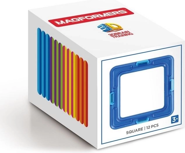 Magformers Single Set – négyzetek, 12 db