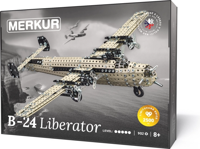 Merkur B-24 Liberator bombázó – limitált kiadású építőkészlet (902 elem)