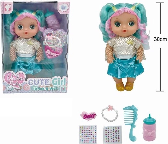 30 cm-es baba kiegészítőkkel