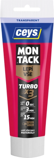 Ceys Montack Turbo átlátszó szerelőragasztó 125 ml