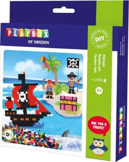 Playbox Vasalandó Gyöngyök Készlet Kalózok 2000 Darab