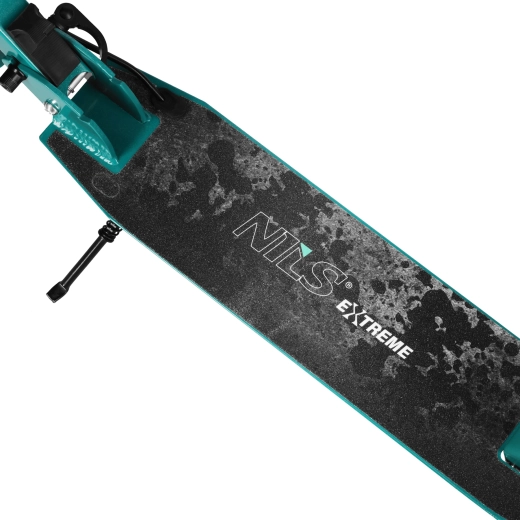 Csúszásmentes platform, kitámasztó és hátsó fék