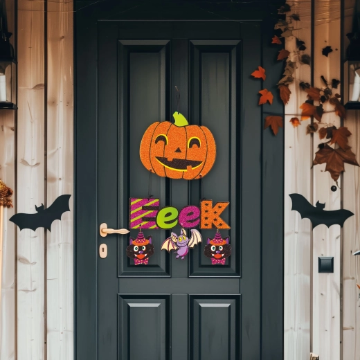 Függő Halloween tökdekoráció 45 × 23 cm