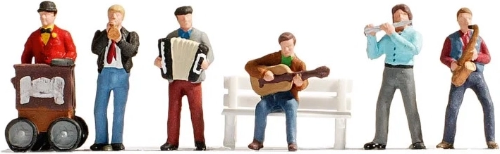 Noch utcai zenészek figura készlet