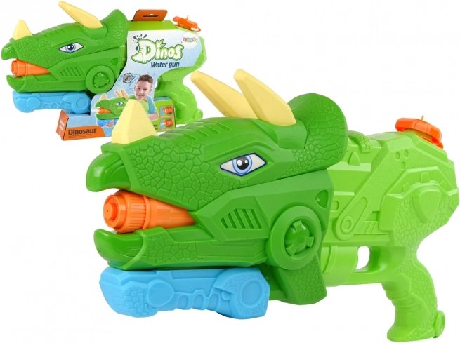 Vízpisztoly Dinoszaurusz Triceratops 1330 ml zöld