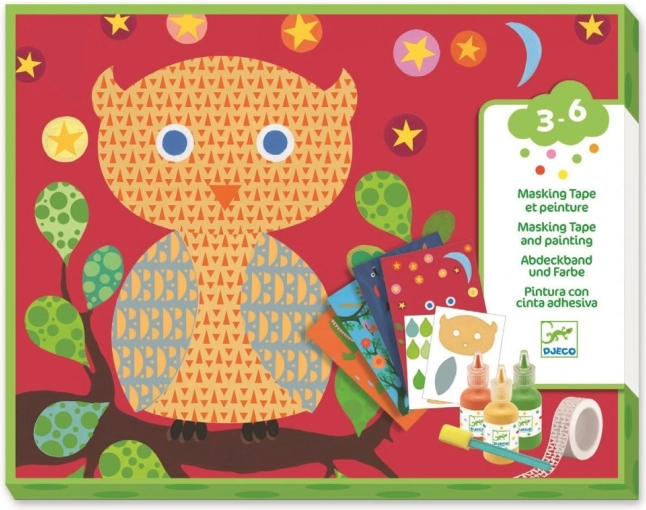 Varázslatos szivacsos festés – erdei állatok