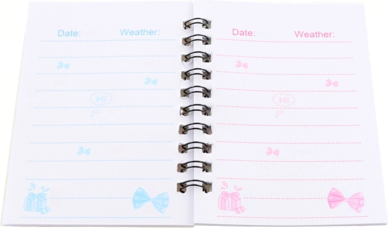 Színes, vonalas lapok