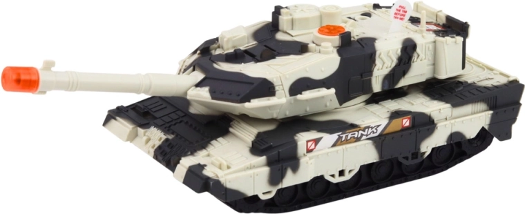 Tank fényekkel, hangokkal és forgatható toronnyal