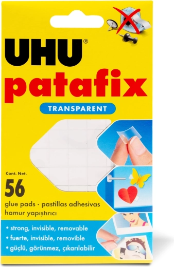 Patafix Invisible átlátszó ragasztógumi, 56 db
