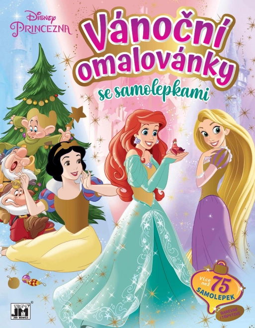 Karácsonyi színező matricákkal – DISNEY Hercegnők