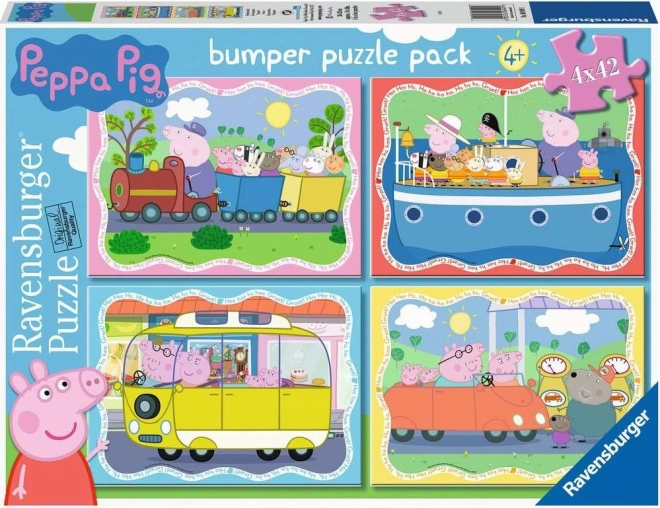 Ravensburger puzzle Peppa malac 4×42 darab