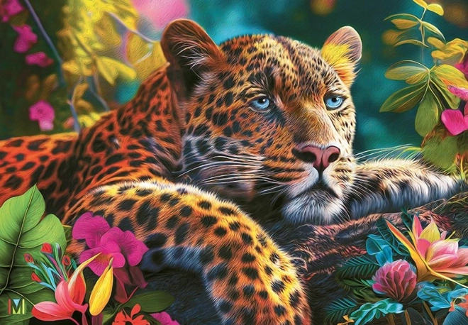 Puzzle CHERRY PAZZI Fekvő leopárd 500 darab