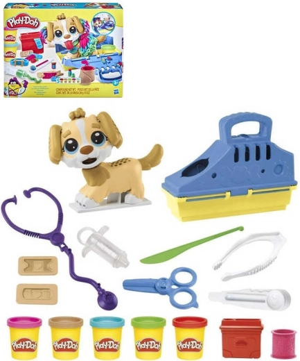 Play-Doh Kis állatorvos kreatív készlet kutyussal és gyurmával