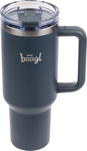 Baagl B-Cup antracit termoszbögre szívószállal 1,18 l