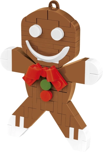 Mézeskalács építőkockákból készült díszként