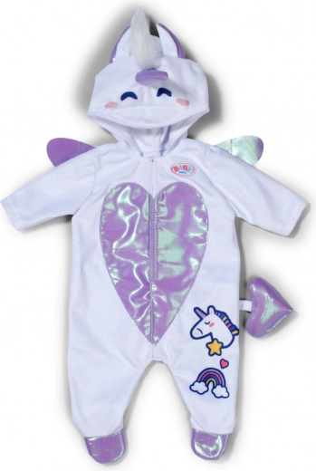 Unikornis jelmez BABY born 43 cm-es babához