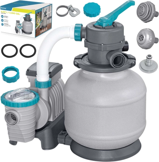 Homokszűrő időzítővel BESTWAY 8,3 m³/óra