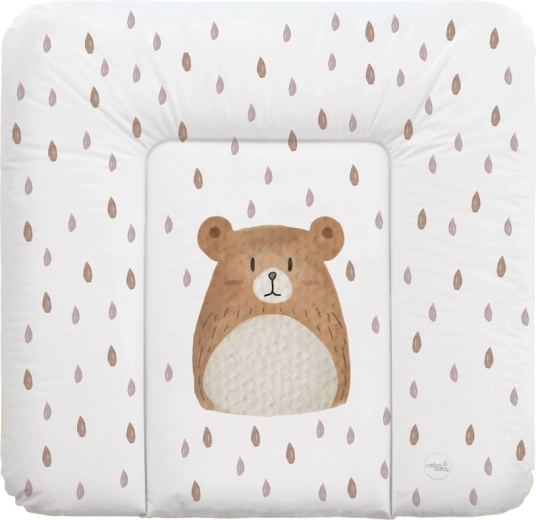 Ceba Baby puha pelenkázó alátét komódra Basic Bear Buddy 75 × 72 cm