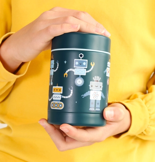 Aranyos robotos design és könnyű hordozhatóság