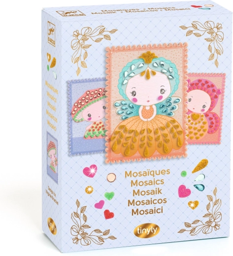 Djeco kreatív készlet Tinyly Stella & Co – mozaikok