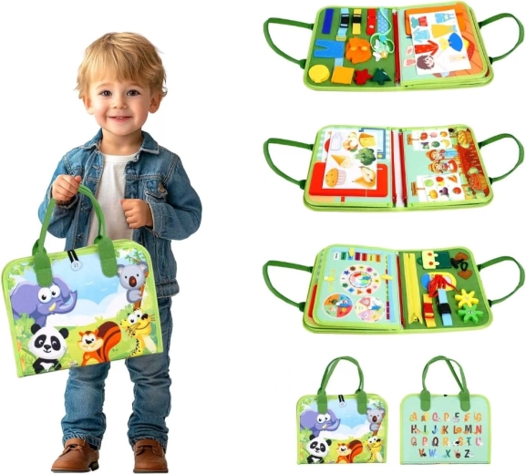 2Kids Toys Safari érzékelő busy könyv