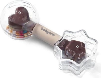 Baby Ono Star bézs csörgő-rágóka