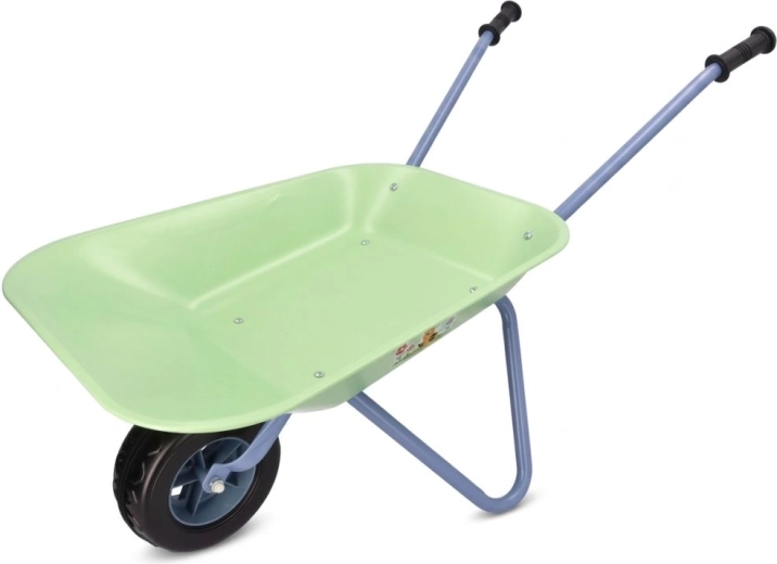 Adam Toys gyermek fém talicska kis kertészeknek, zöld - 1 db