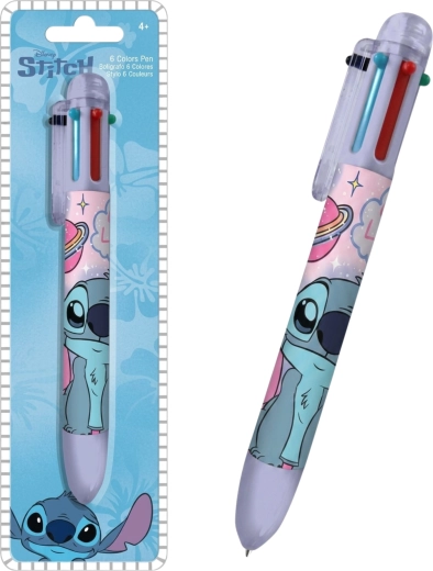 Hat színű Lilo & Stitch toll, lila – 1 db
