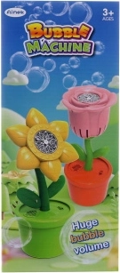 Elemes virág buborékfújó