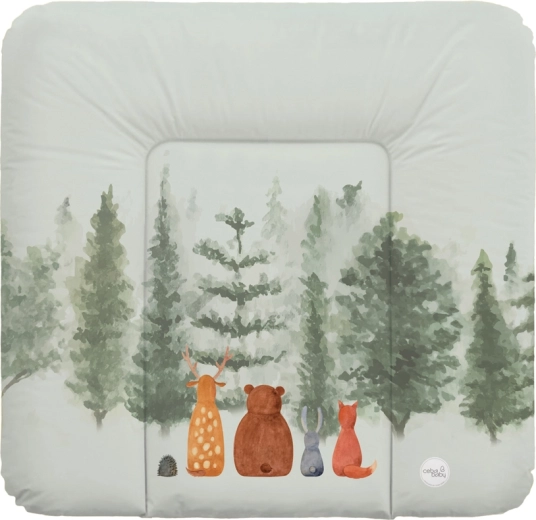 Ceba Baby puha pelenkázó alátét komódra 75 × 72 cm basic forest companions