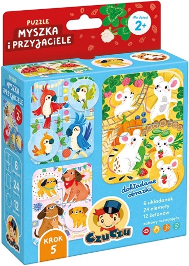 Puzzle egérke és barátai – első játék és kirakó gyerekeknek