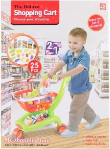 Gyerek bevásárlókosár kiegészítőkkel