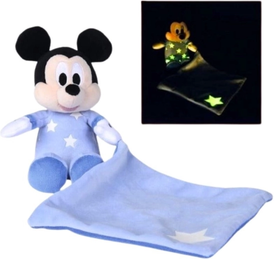 Világító Mickey egér plüss alvókendő