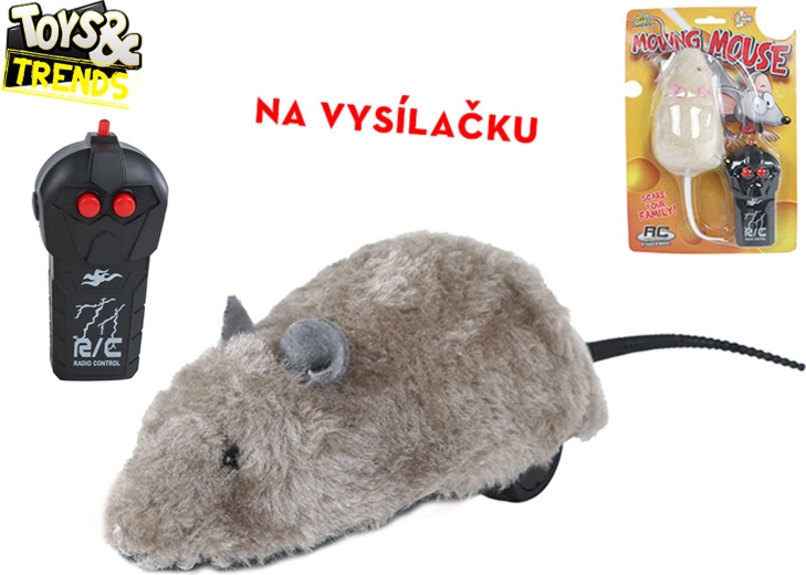 Toys&Trends RC plüss egér 2,4 GHz – szórakoztató távirányítós játék